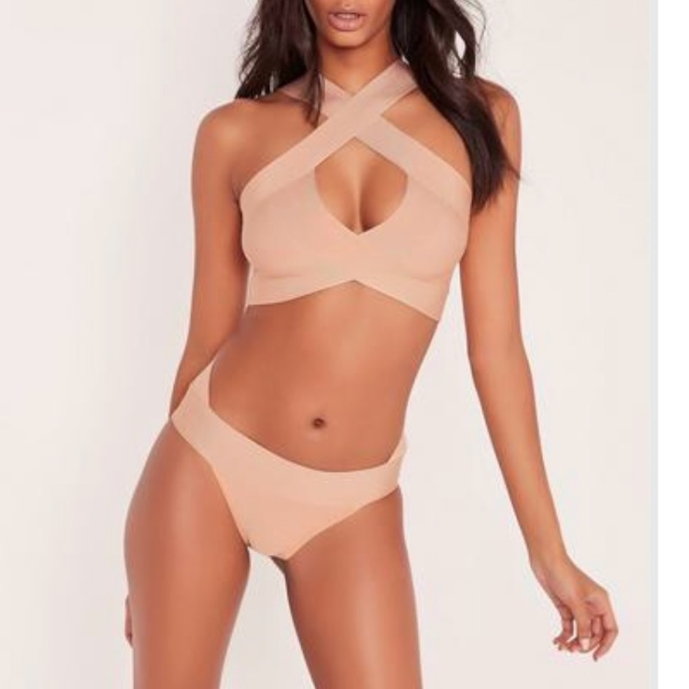 Missguided • bandage bikini set • NWT